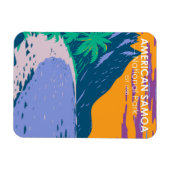 Magnet Flexible Parc national des Samoa américaines Ofu Beach (Horizontal)