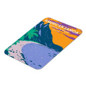 Magnet Flexible Parc national des Samoa américaines Ofu Beach (Côté Gauche)