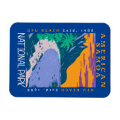 Magnet Flexible Parc national des Samoa américaines Plage d'Ofu (Horizontal)