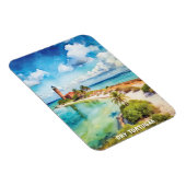Magnet Flexible Parc national des Tortugas à sec Peinture aquarell (Côté Droit)
