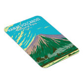 Magnet Flexible Parc national des volcans d'Hawaii Mauna Loa Vinta (Côté Droit)