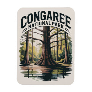 Magnet Flexible Parc national du Congaree Caroline du Sud Wilderne