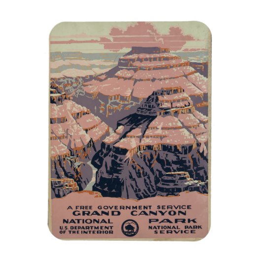 Magnet Flexible Parc national du Grand Canyon (Vertical)