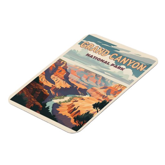 Magnet Flexible Parc national du Grand Canyon - Une merveille natu (Côté Gauche)