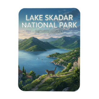 Magnet Flexible Parc national du lac Skadar Monténégro