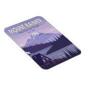 Magnet Flexible Parc national du Mont Rainier Washington Cabine Re (Côté Droit)