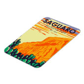 Magnet Flexible Parc national du Saguaro Arizona Prickly Pear Cact (Côté Gauche)