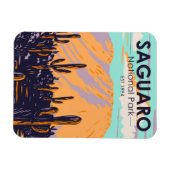 Magnet Flexible Parc national du Saguaro Arizona Wasson Peak Vinta (Horizontal)
