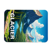 Magnet Flexible Parc national Glacier Voyage (Horizontal)