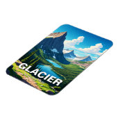 Magnet Flexible Parc national Glacier Voyage (Côté Gauche)