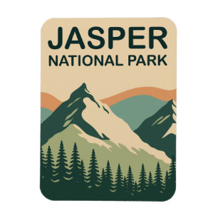 Magnet Flexible Parc national Jasper Canada Art de la nature panor