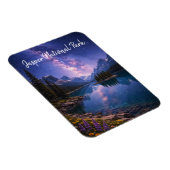 Magnet Flexible Parc national Jasper Canada la nuit (Côté Droit)