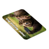 Magnet Flexible Parc national Jasper Ours Moose Selfie Canada (Côté Droit)