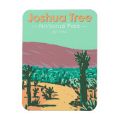 Magnet Flexible Parc national Joshua Tree Cholla Cactus Garden (Vertical)