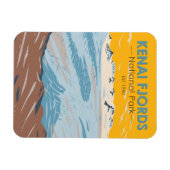 Magnet Flexible Parc national Kenai Fjords Harding Icefield (Horizontal)