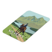 Magnet Flexible Parc national Killarney Voyage à cheval (Côté Gauche)