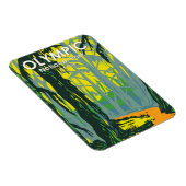 Magnet Flexible Parc national olympique Washington Hoh Rainforest (Côté Droit)