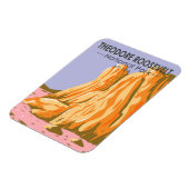 Magnet Flexible Parc national Theodore Roosevelt Dakota du Nord (Côté Gauche)