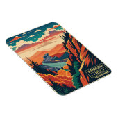 Magnet Flexible Parc national vintage de Shenandoah Rock (Côté Droit)