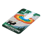 Magnet Flexible Parc national Vivid Yellowstone (Côté Gauche)