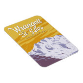 Magnet Flexible Parc national Wrangell St. Elias Illustration (Côté Droit)