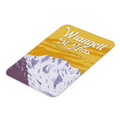 Magnet Flexible Parc national Wrangell St. Elias Illustration (Côté Gauche)