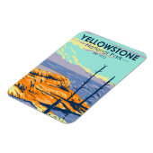 Magnet Flexible Parc national Yellowstone Mammoth Hot Springs (Côté Gauche)