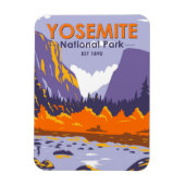 Magnet Flexible Parc National Yosemite El Capitan En Automne (Vertical)