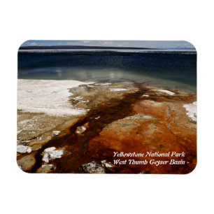 MAGNET FLEXIBLE PARC YELLOWSTONE, BASSIN DE GEYSERS DE WEST THUMB 