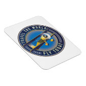 Magnet Flexible Parcourez le patch voyage World Fly Today (Côté Droit)