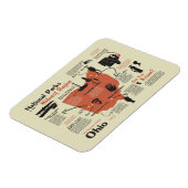 Magnet Flexible Parcs nationaux de l'Ohio (Côté Gauche)