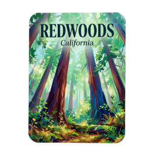 Magnet Flexible Parcs nationaux et d'État de Redwood Californie