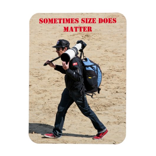 Magnet Flexible Parfois, la taille importe (Vertical)