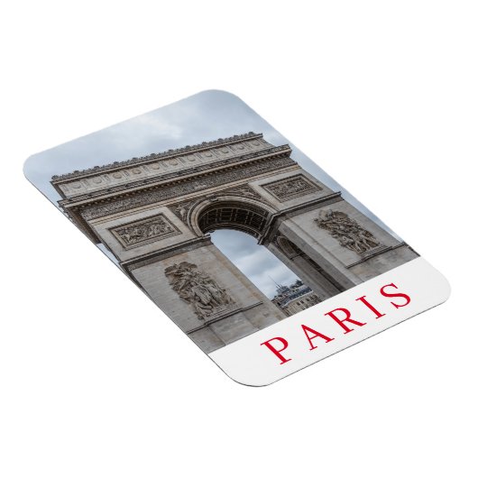 Magnet Flexible Paris Arc de Triomphe vue aimant frigo (Côté Droit)