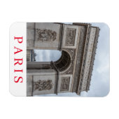 Magnet Flexible Paris Arc de Triomphe vue aimant frigo (Horizontal)