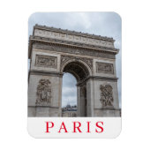 Magnet Flexible Paris Arc de Triomphe vue aimant frigo (Vertical)