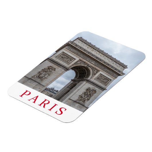 Magnet Flexible Paris Arc de Triomphe vue aimant frigo (Côté Gauche)