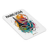 Magnet Flexible Paris France Tour Eiffel Cadeau (Côté Droit)