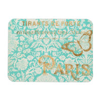 Paris Gold Design vintage Avec Papillon