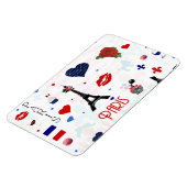 Magnet Flexible Paris motif avec Tour Eiffel (Côté Gauche)