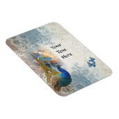 Magnet Flexible Paris peacock collage (Côté Droit)