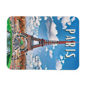 Magnet Flexible Paris Photo Vintage (Horizontal)