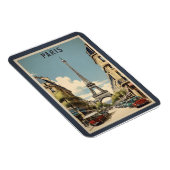 Magnet Flexible Paris poster vintage (Côté Droit)