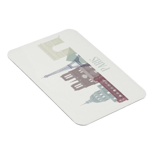 Magnet Flexible Paris Skyline (Côté Droit)
