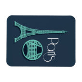 Magnet Flexible Paris Turquoise (Horizontal)