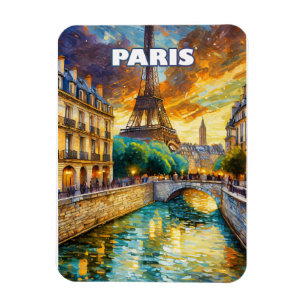 Magnet Flexible Paris, ville lumière au cœur battant