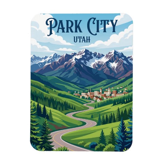 Magnet Flexible Park City États-Unis (Vertical)