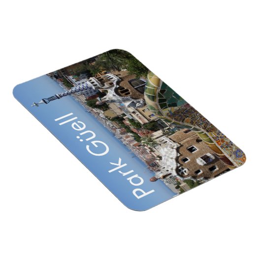 Magnet Flexible Park Güell, Barcelone, Espagne (Côté Droit)