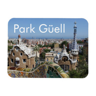 Magnet Flexible Park Güell, Barcelone, Espagne