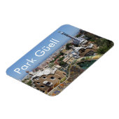 Magnet Flexible Park Güell, Barcelone, Espagne (Côté Gauche)